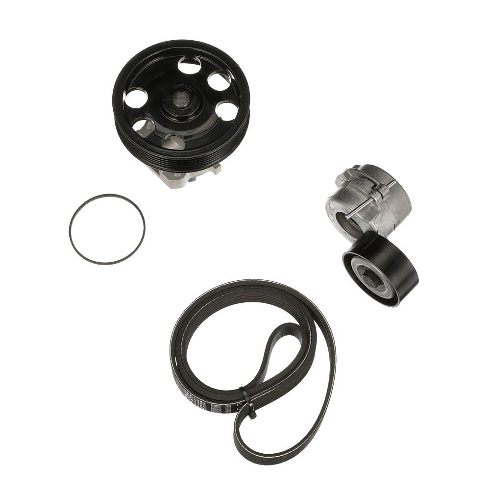 vandens siurblys + V formos rumbuotas diržas, komplektas