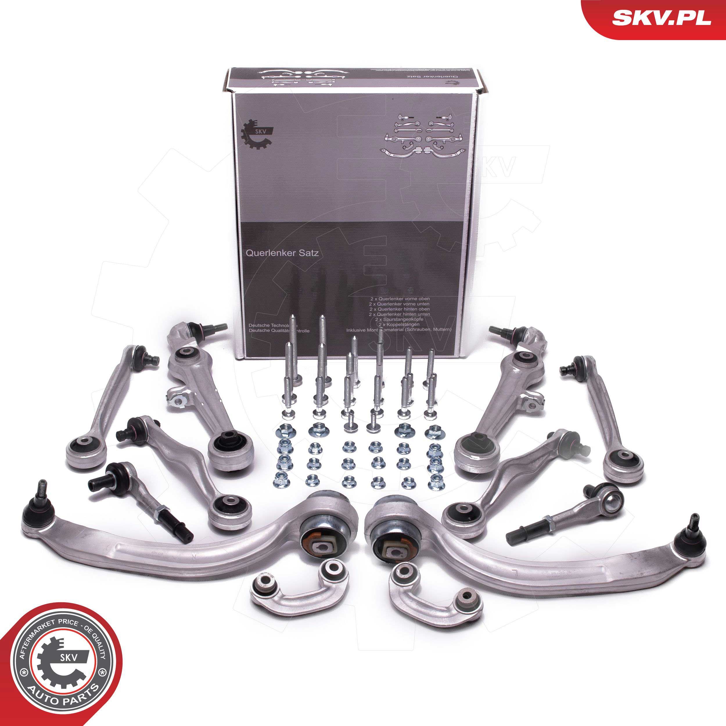 Control/Trailing Arm Kit, wheel suspension 04SKV700