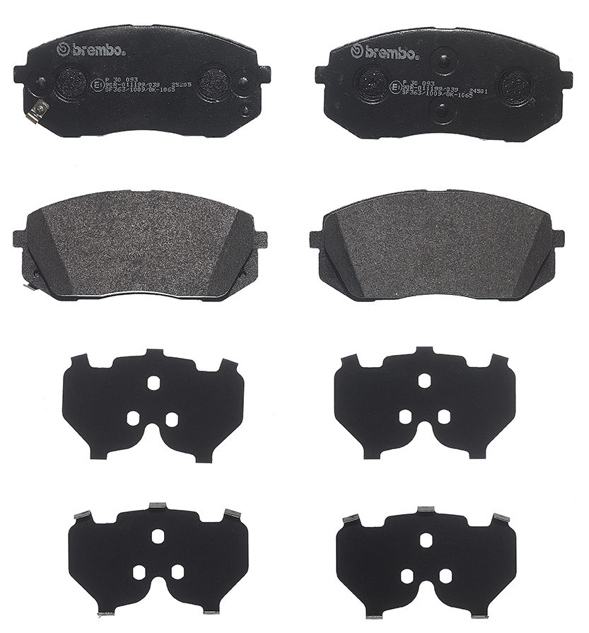 Brembo P 30 093 Bremsbelagsatz, Scheibenbremse
