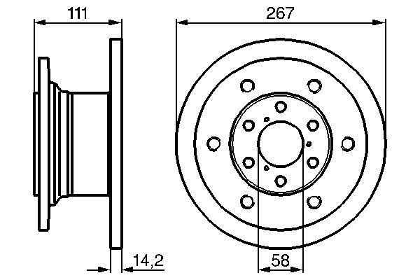 Brake Disc 0 986 478 742