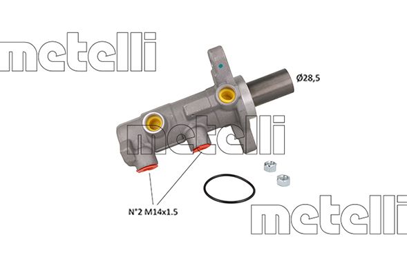 METELLI 05-1283 - Hauptbremszylinder