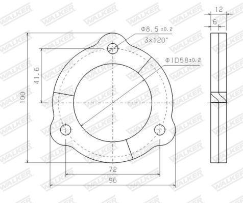 MANCHON VOLVO D60  0302