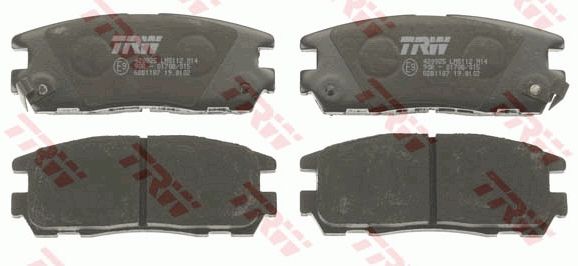 TRW DISC BRAKE PADS - TecDoc 2