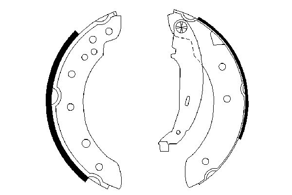 Bremsbackensatz Bremsbackensatz