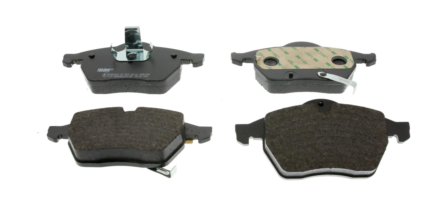 FERODO FDB1535 - Bremsbelagsatz, Scheibenbremse PREMIER ECO FRICTION