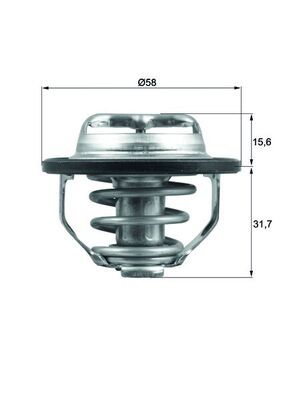 Thermostat, Kühlmittel