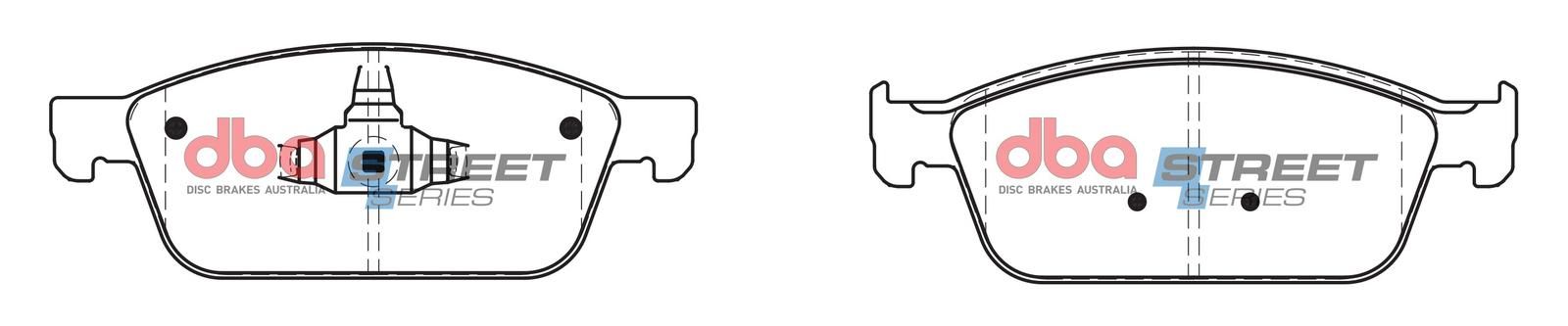 DBA SS STREET SERIES BRAKE PADS [ Volvo V50/Mazda 3/Ford Focus/Kuga F ] - TecDoc Only