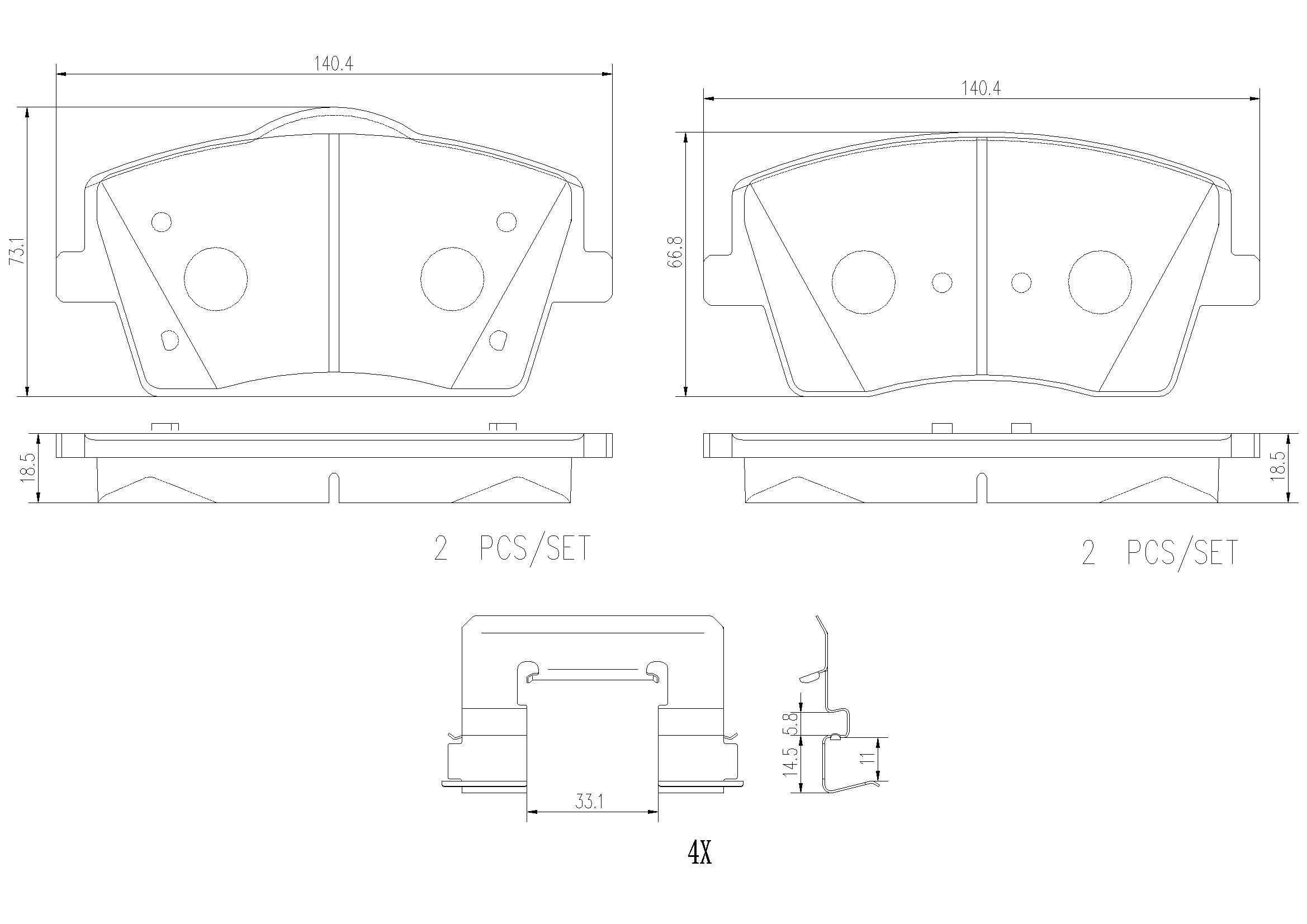 VOLVO XC40(536) 2.0 17- (FRT) - TecDoc Only