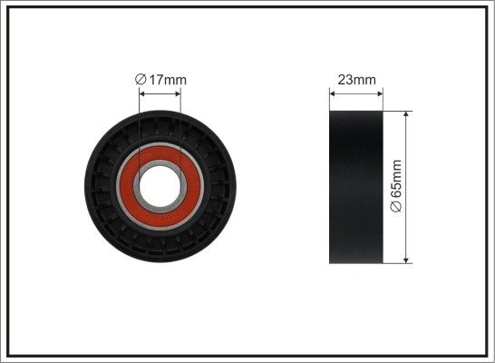 Tensioner Pulley, V-ribbed belt 349-00