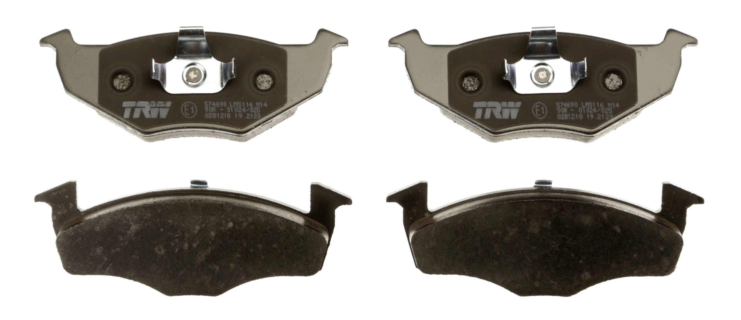 TRW DISC BRAKE PADS - TecDoc 2