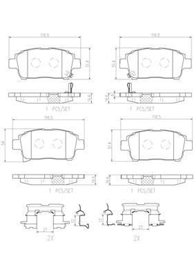 TOYOTA PRIUS HYBRID NHW20R 03-09 (FRT) - TecDoc 1