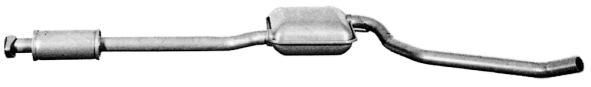 Mittelschalldämpfer