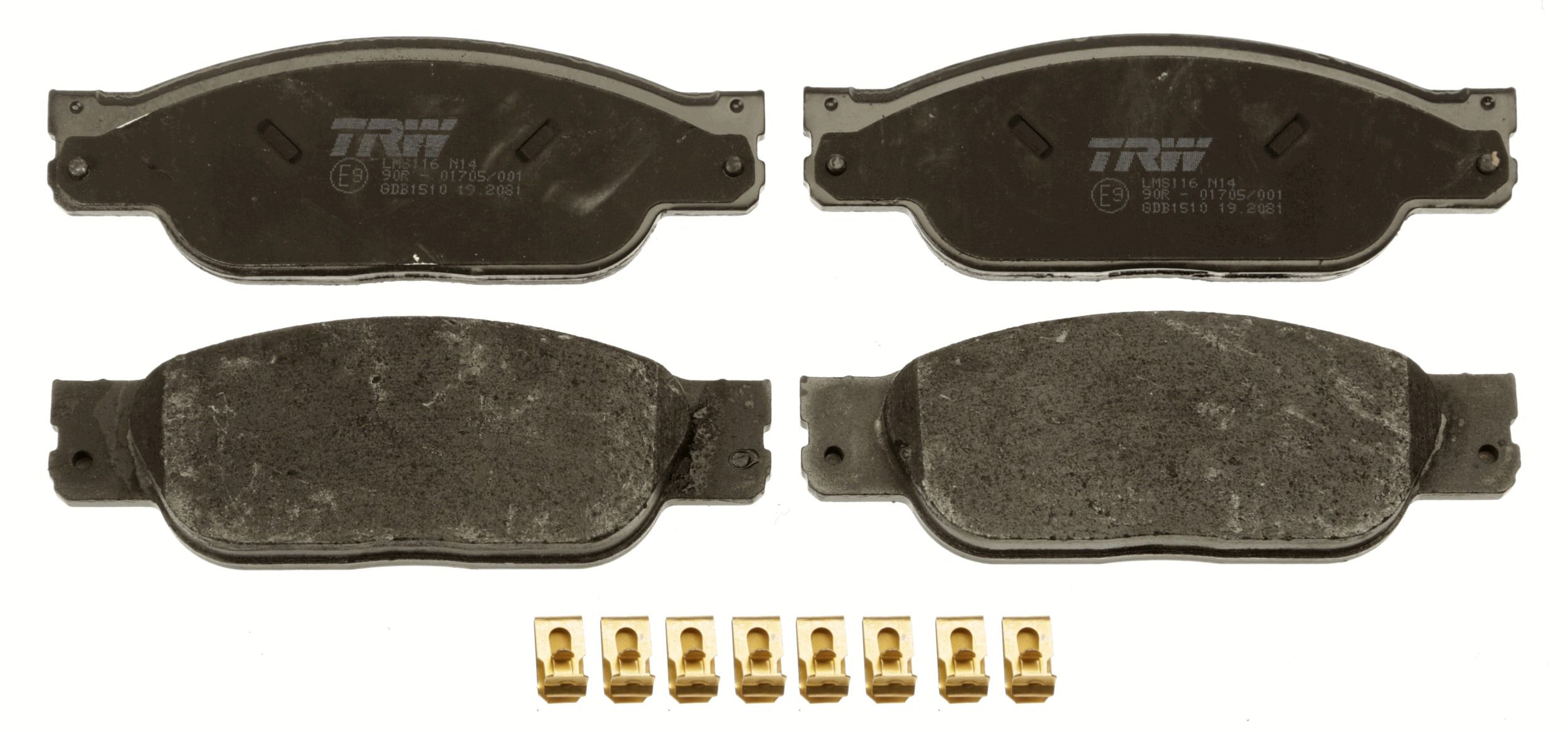 TRW DISC BRAKE PADS - TecDoc 2