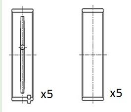 Kurbelwellenlagerschale Kurbelwellenlagerschale