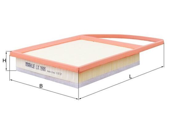 KNECHT LX 2995 - Luftfilter