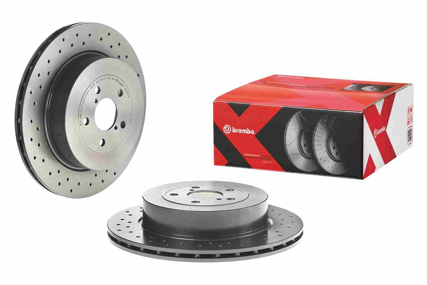 SUBARU LIBERTY BP, B13 07-08 (RR) *PCD 100mm, X/drilled, XTRA - TecDoc 2