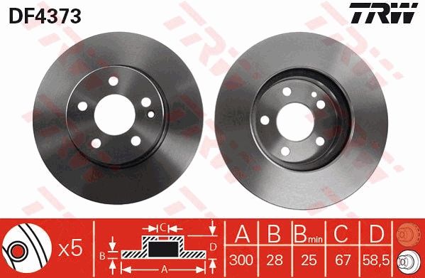 PAIRE DE DISQUES  9900