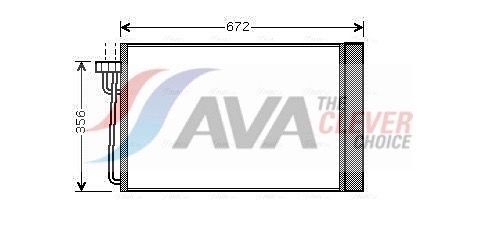 AVA QUALITY COOLING BWA5267D - Kondensator, Klimaanlage ** CLEVER FIT **