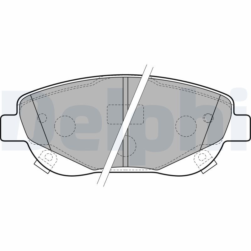 Brake Pad Set, disc brake LP2207