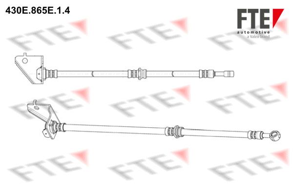 9240621 FTE fékcső