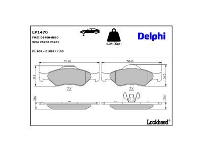 Bremsbelagsatz, Scheibenbremse