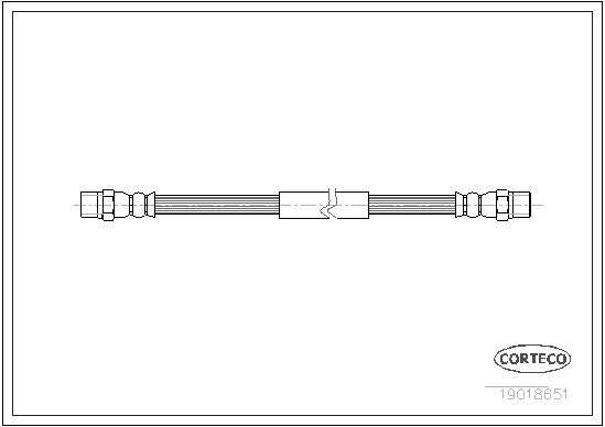 FLEXIBLE DE FREIN VOLKSWAGEN L.T  0705