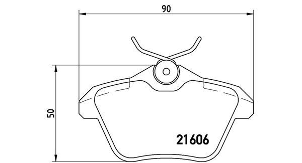 Bremsbelagsatz, Scheibenbremse