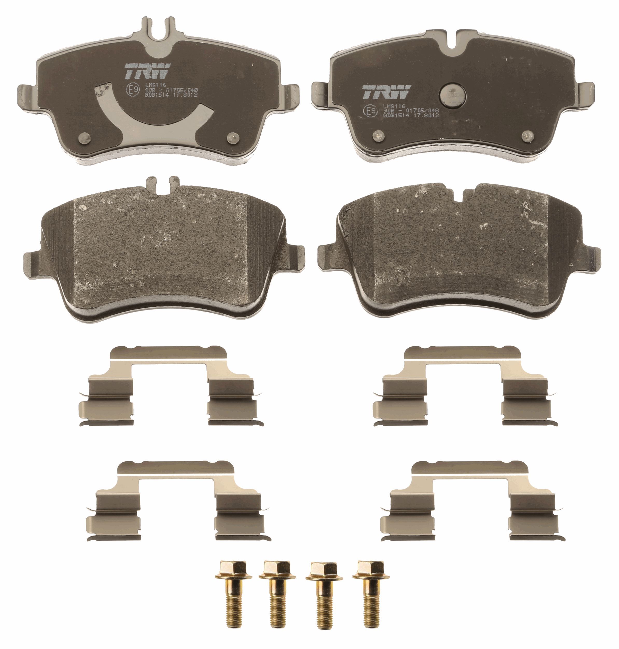 TRW DISC BRAKE PADS - TecDoc 2