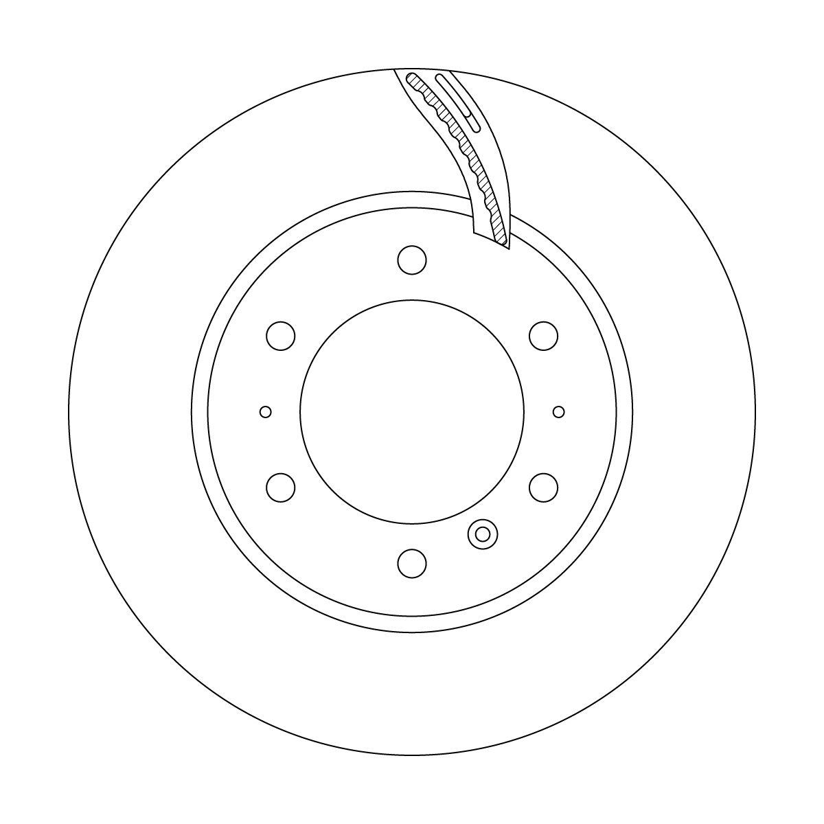 TRW DISC ROTOR - DF8748S Great Wall Tank 300 2022-on Front Axle - TecDoc Only