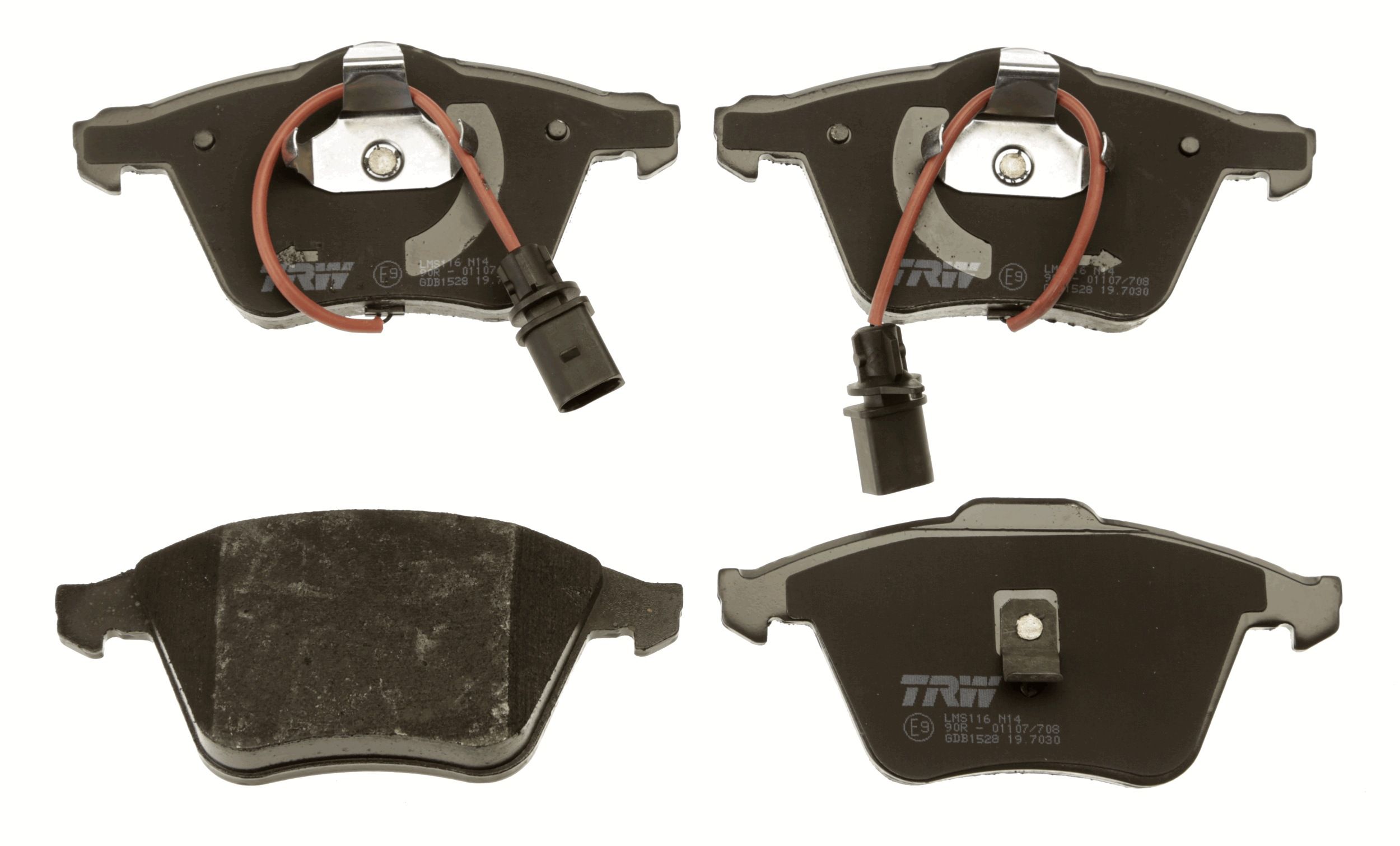 TRW DISC BRAKE PADS - TecDoc 2