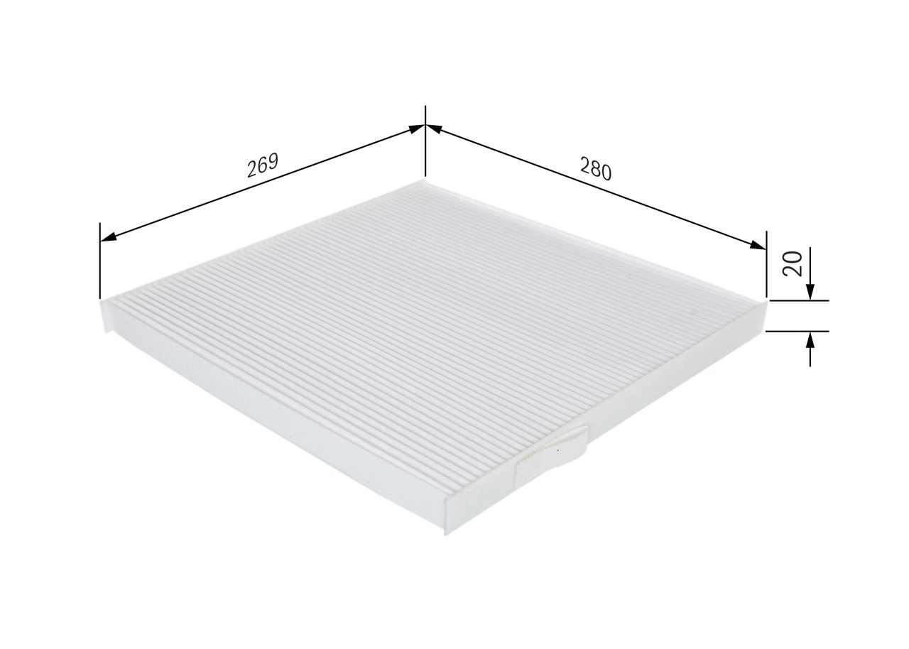 BOSCH 1 987 432 237 - Filter, Innenraumluft