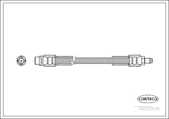 Brake Hose 19033576