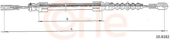 COFLE 10.8182 - Seilzug, Feststellbremse
