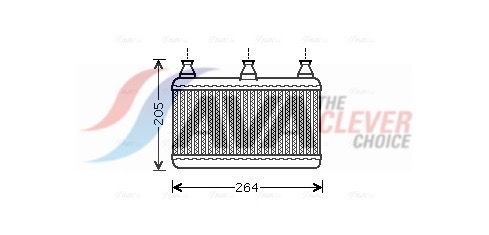 Wärmetauscher, Innenraumheizung