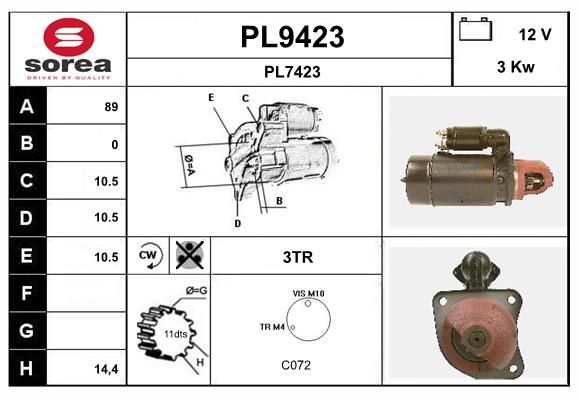 DEMARREUR PL -