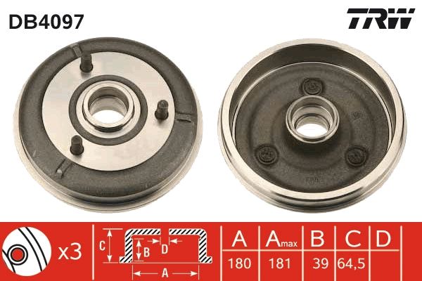 TAMBOUR DE FREIN  9900