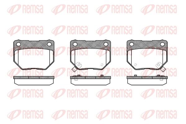 Premium Rear Brake Pad Set Premium Rear Brake Pad Set