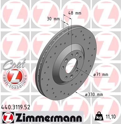 Brake Disc 440.3119.52