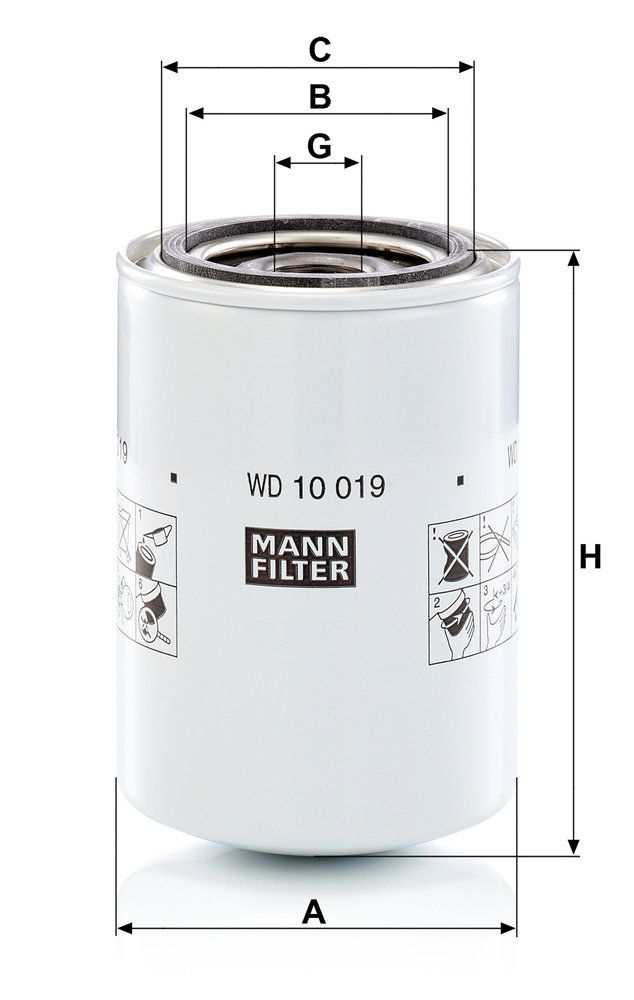 Filter, Arbeitshydraulik