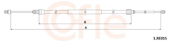 COFLE 92.1.RE015 - Seilzug, Feststellbremse