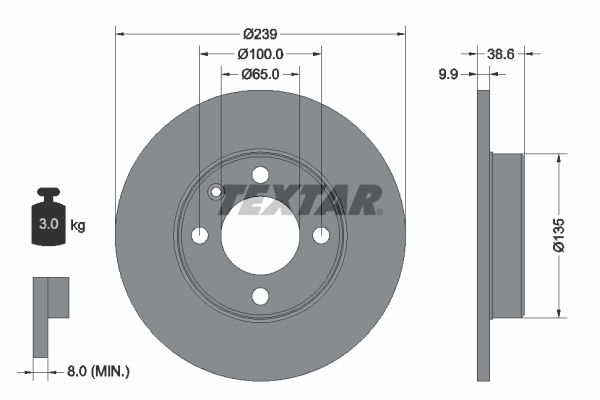 Brake Disc 92009303