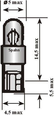 Gl&uuml;hlampe, Instrumentenbeleuchtung