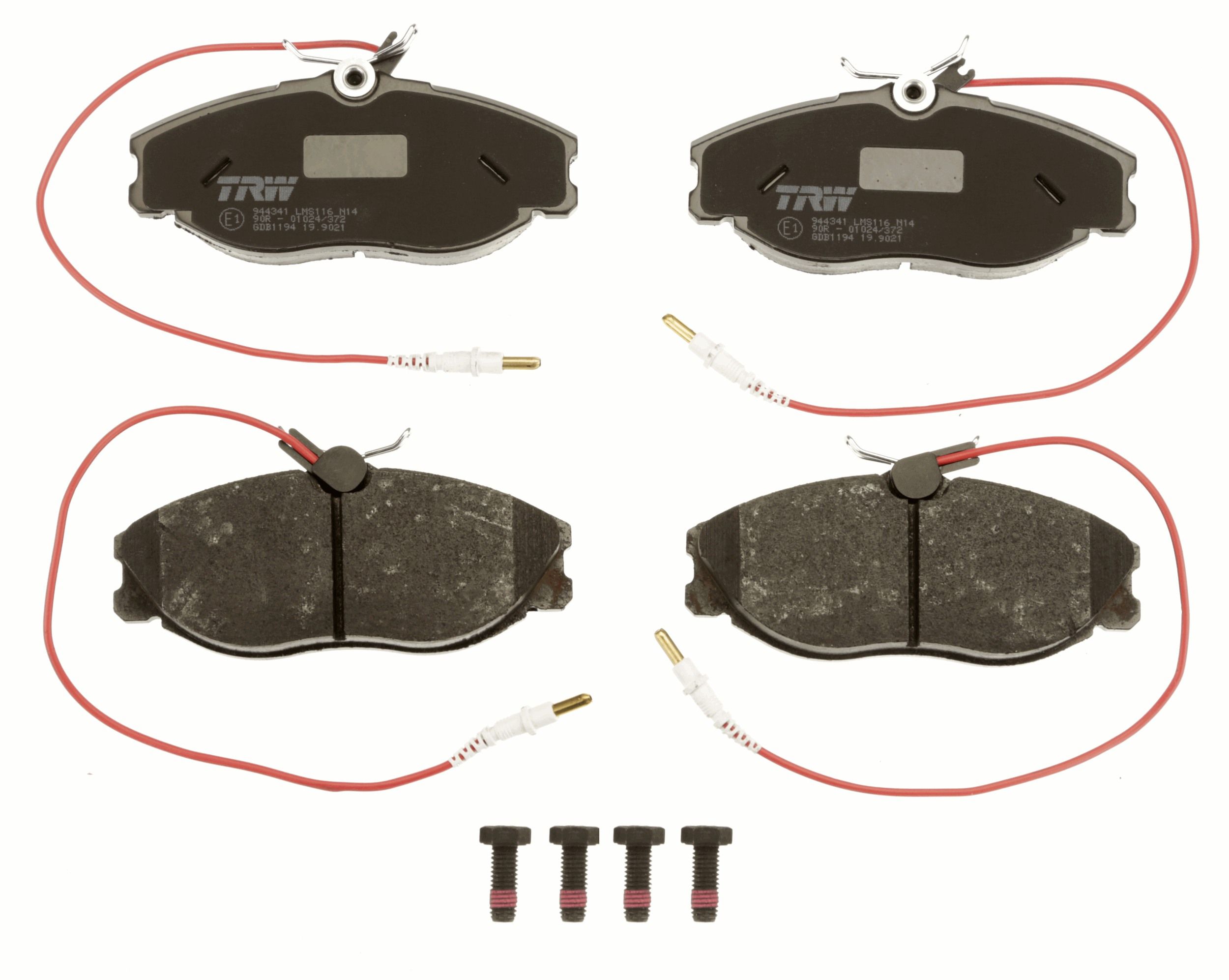 TRW DISC BRAKE PADS - TecDoc 2