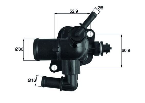 Thermostat, coolant TI 251 88D