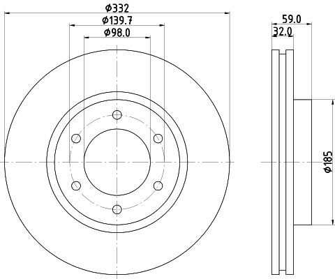 DISQUES VL - BOITE DE 1