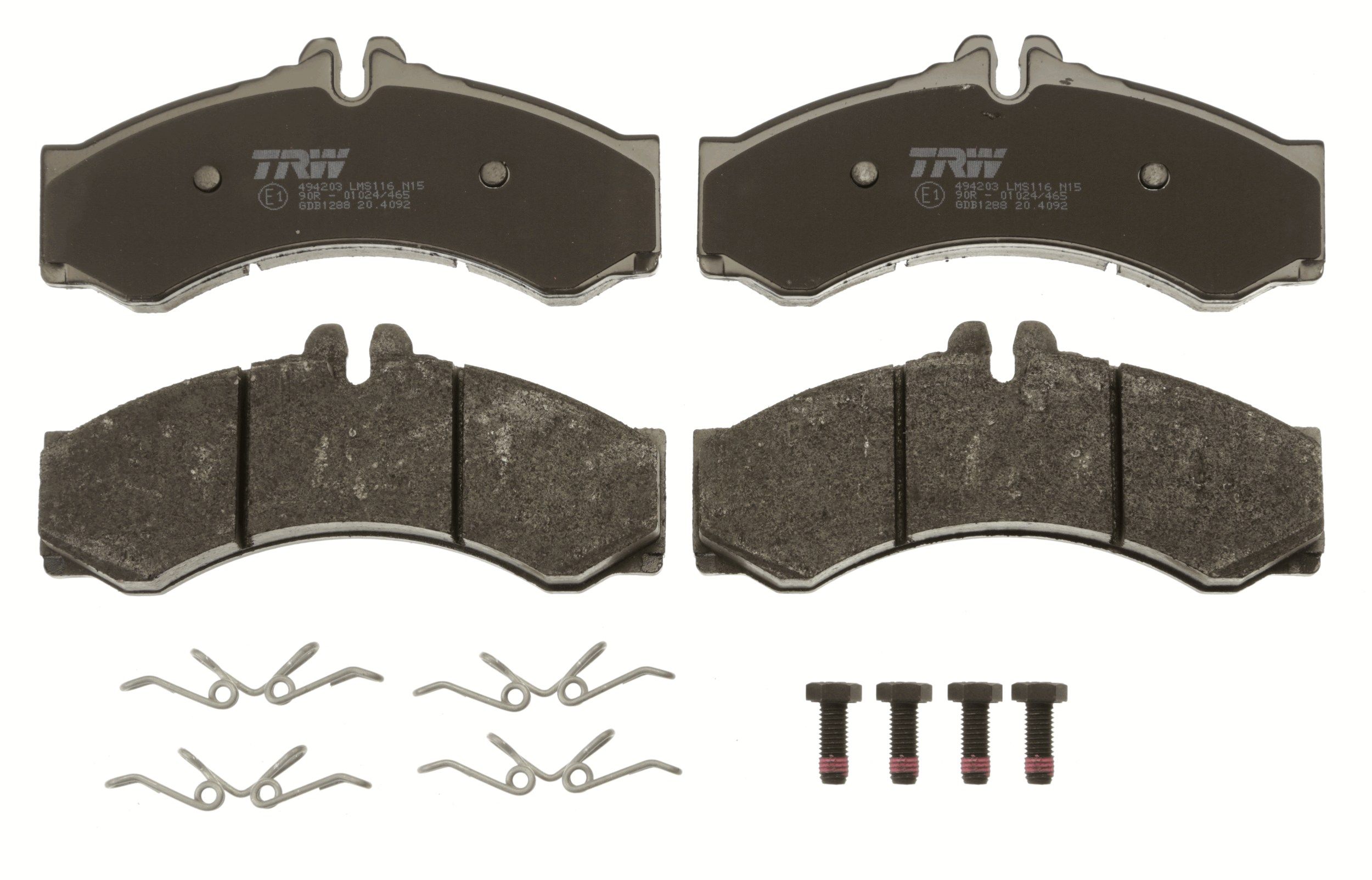 TRW DISC BRAKE PADS - TecDoc 2