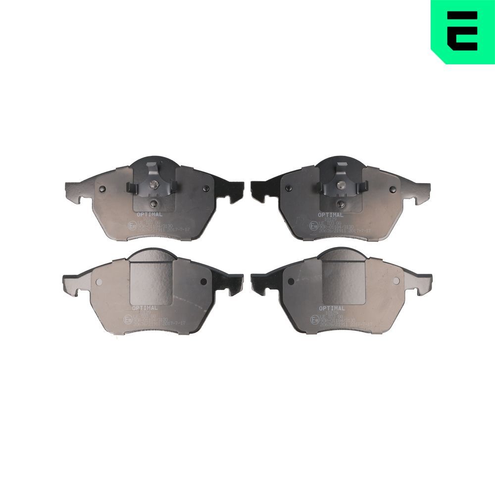 OPTIMAL BP-10129 - Bremsbelagsatz, Scheibenbremse