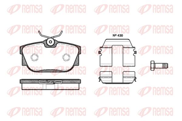 Premium Rear Brake Pad Set Premium Rear Brake Pad Set
