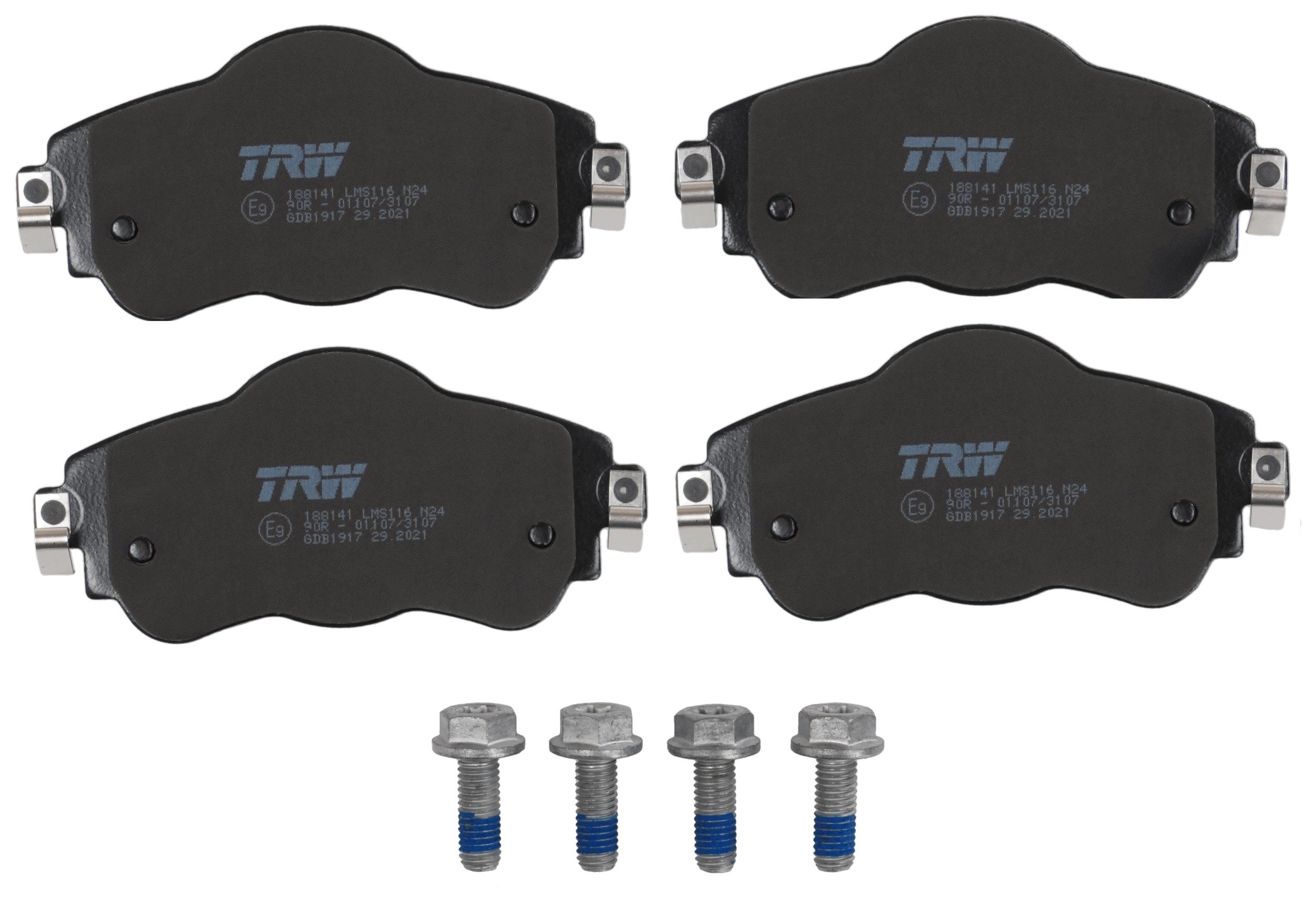 TRW DISC BRAKE PADS - TecDoc 2
