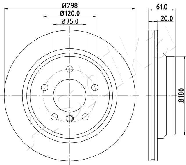 Brake Disc 61-00-0120